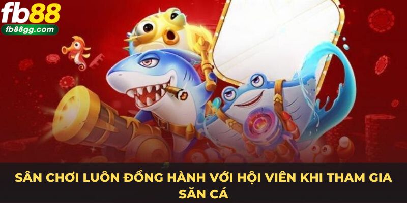 Sân chơi luôn đồng hành với hội viên khi tham gia săn cá